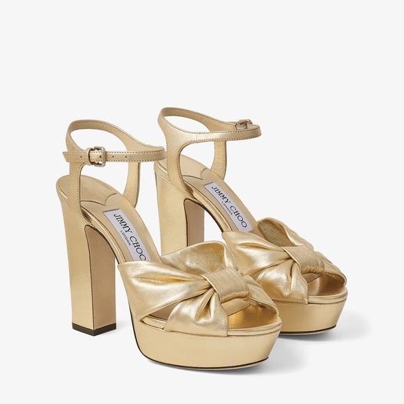 Jimmy Choo Heloise Platform Heel Sandals - Picture 4 of 16